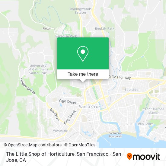 The Little Shop of Horticulture map