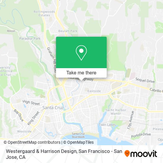 Mapa de Westergaard & Harrison Design