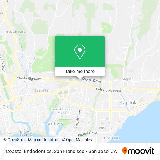 Coastal Endodontics map