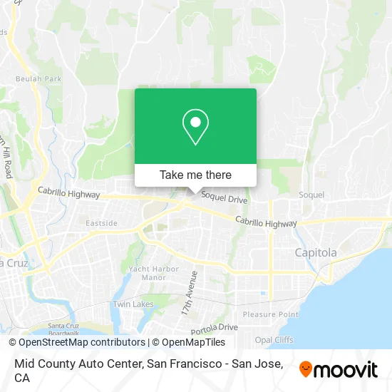 Mid County Auto Center map