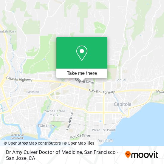 Dr Amy Culver Doctor of Medicine map