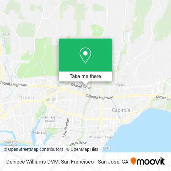 Deniece Williams DVM map