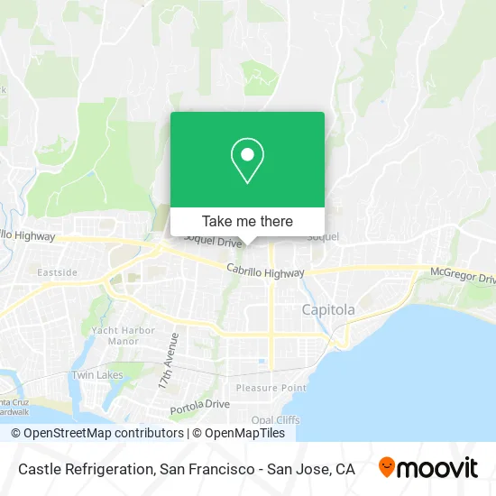 Castle Refrigeration map