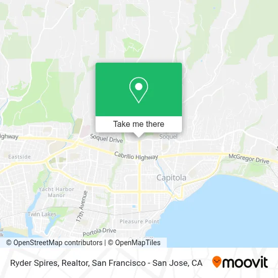 Ryder Spires, Realtor map