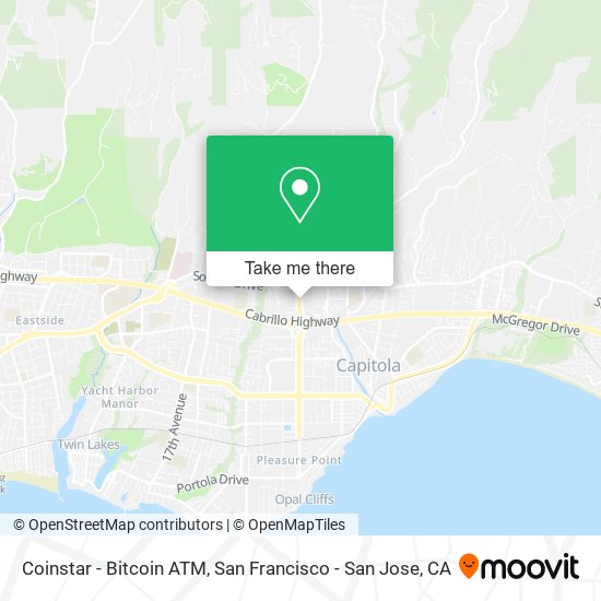 Coinstar - Bitcoin ATM map