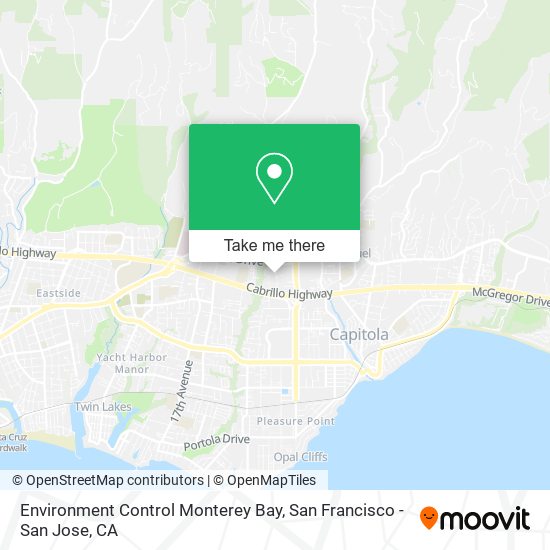 Mapa de Environment Control Monterey Bay