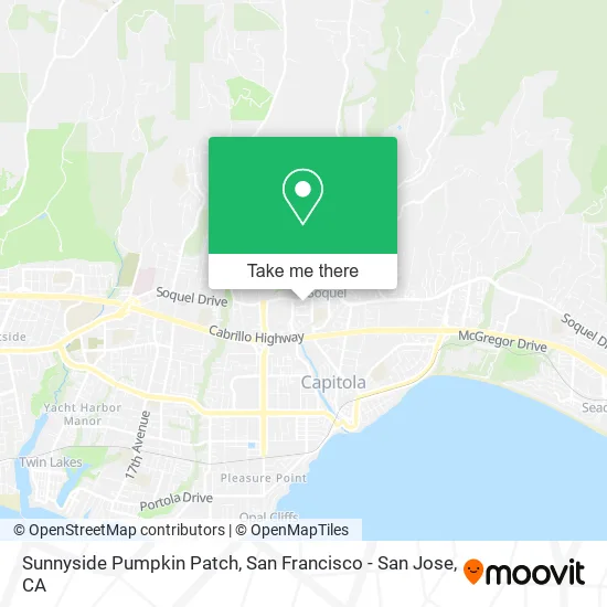 Mapa de Sunnyside Pumpkin Patch