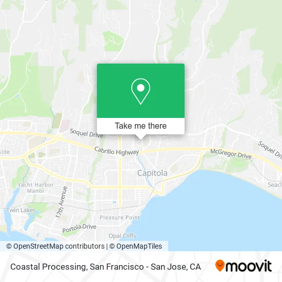 Mapa de Coastal Processing