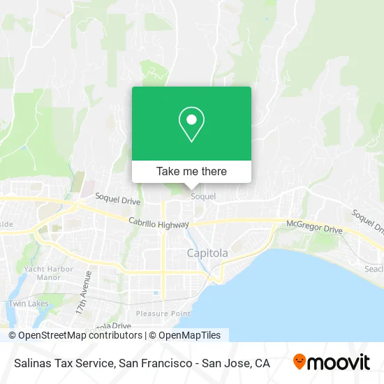 Mapa de Salinas Tax Service