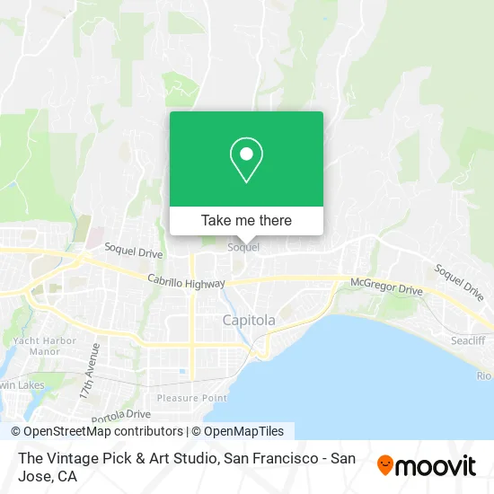 The Vintage Pick & Art Studio map