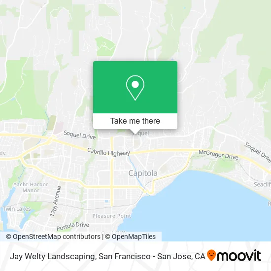 Jay Welty Landscaping map