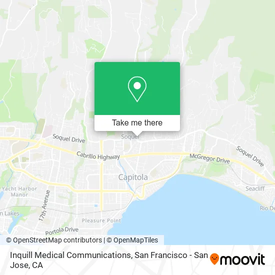 Inquill Medical Communications map