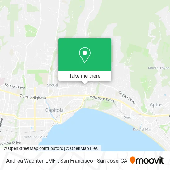 Andrea Wachter, LMFT map