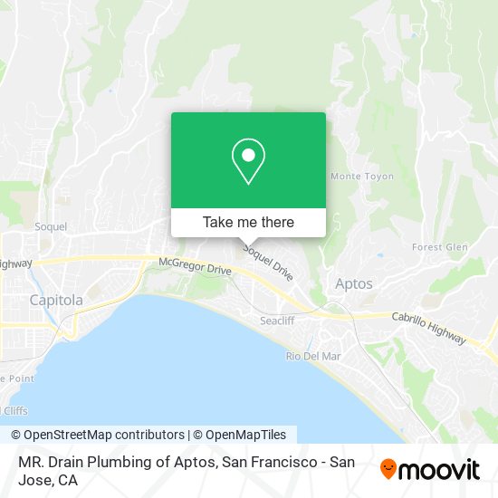 Mapa de MR. Drain Plumbing of Aptos