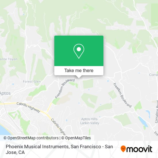 Mapa de Phoenix Musical Instruments