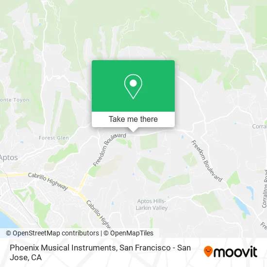 Phoenix Musical Instruments map