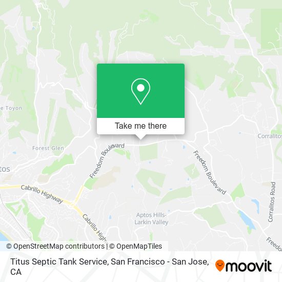 Mapa de Titus Septic Tank Service