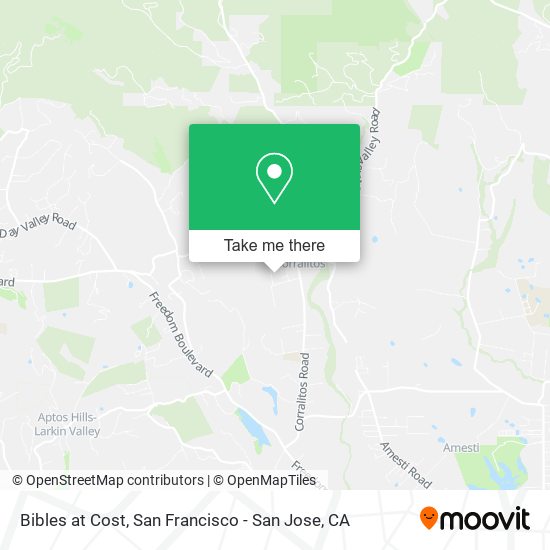 Mapa de Bibles at Cost