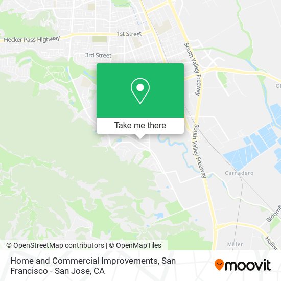 Home and Commercial Improvements map