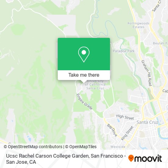 Mapa de Ucsc Rachel Carson College Garden
