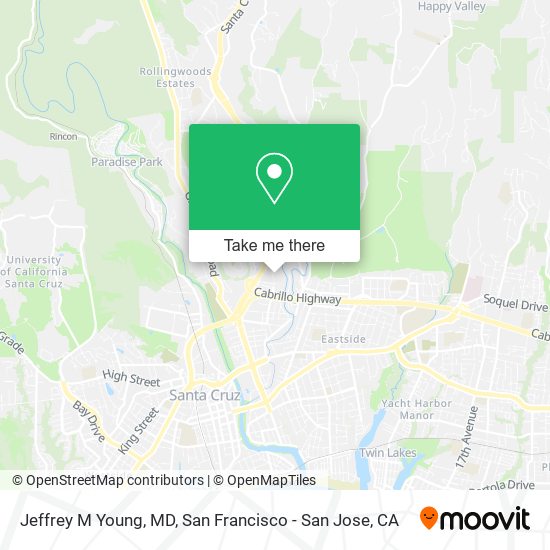 Mapa de Jeffrey M Young, MD