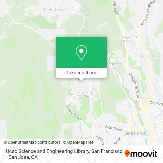 Mapa de Ucsc Science and Engineering Library