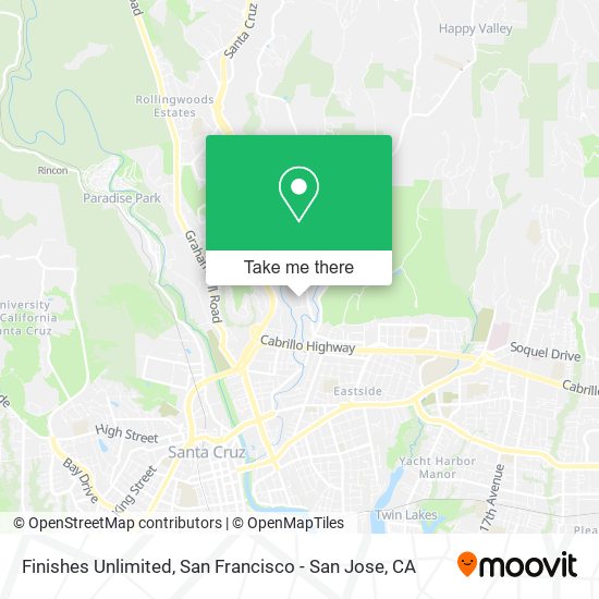 Finishes Unlimited map