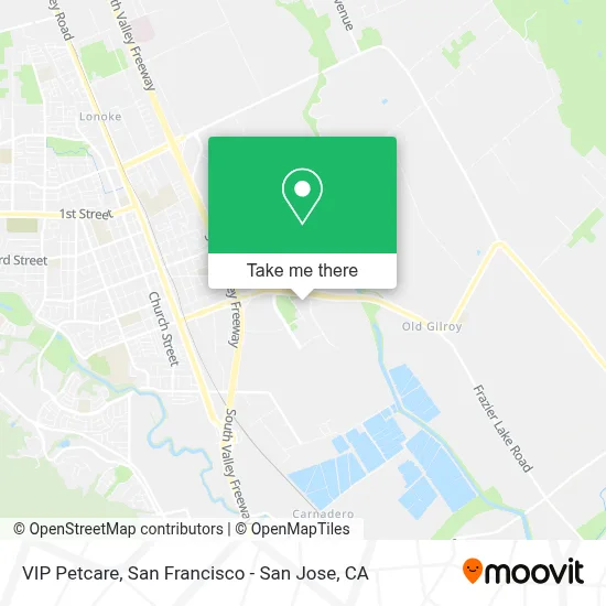 VIP Petcare map