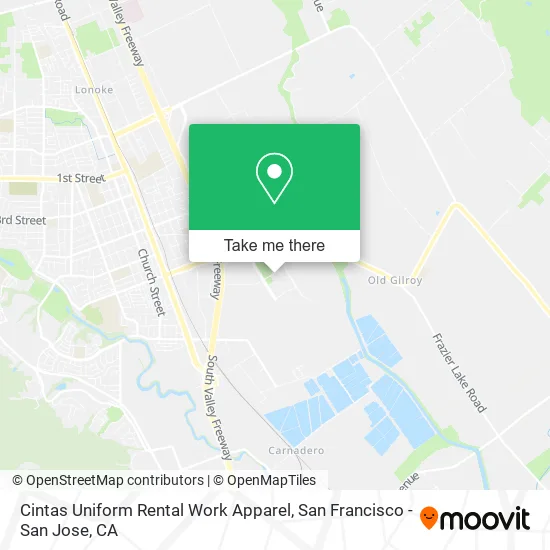 Cintas Uniform Rental Work Apparel map