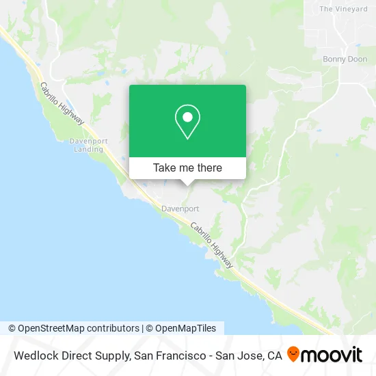 Wedlock Direct Supply map