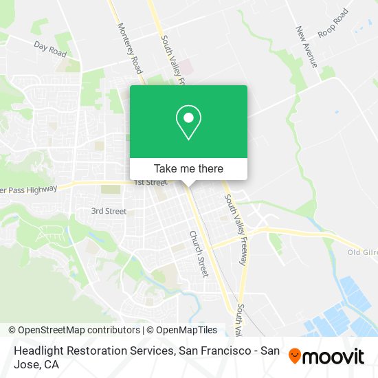 Headlight Restoration Services map