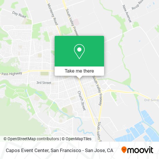 Capos Event Center map