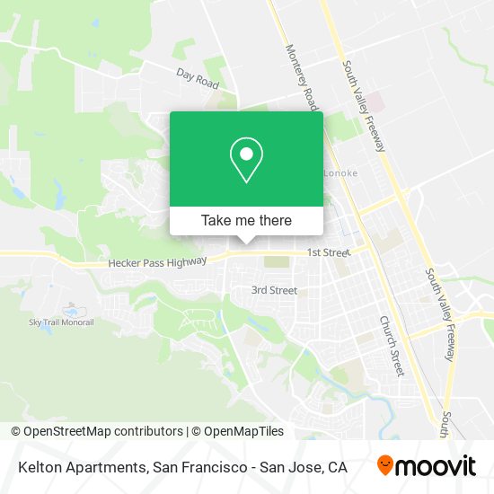 Kelton Apartments map