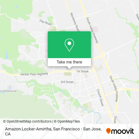 Amazon Locker-Amirtha map