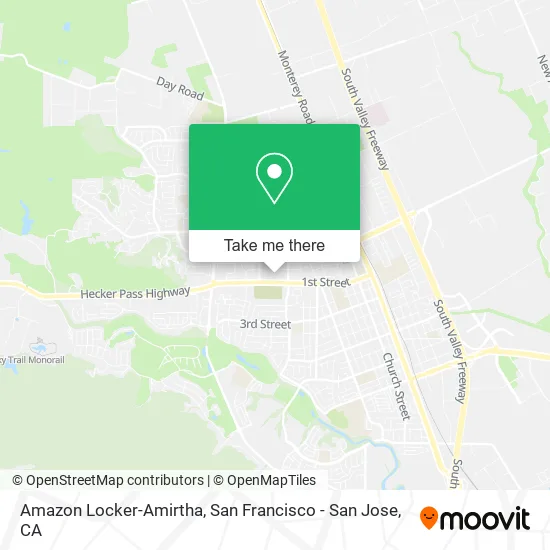 Mapa de Amazon Locker-Amirtha