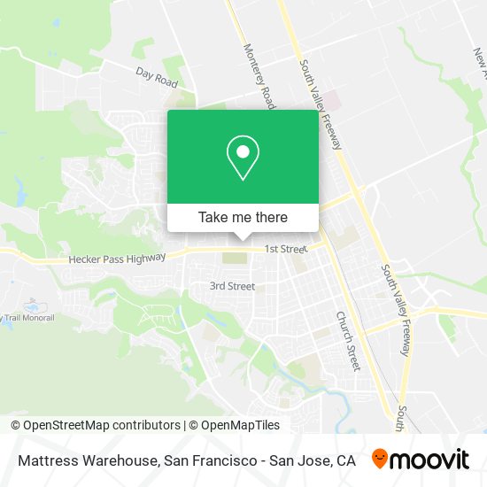 Mapa de Mattress Warehouse