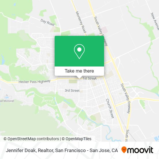 Jennifer Doak, Realtor map