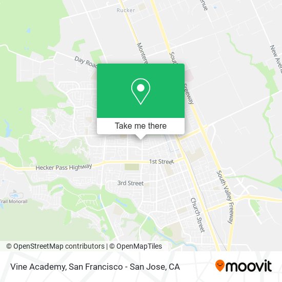 Mapa de Vine Academy