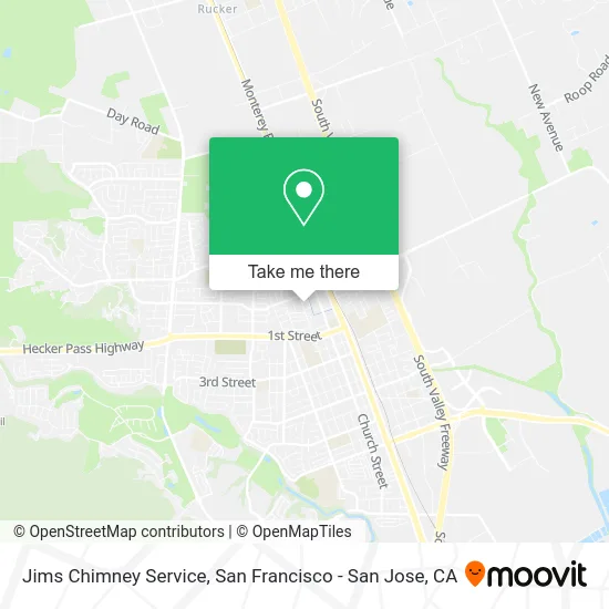 Jims Chimney Service map