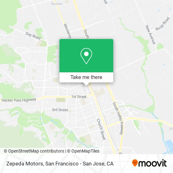 Zepeda Motors map