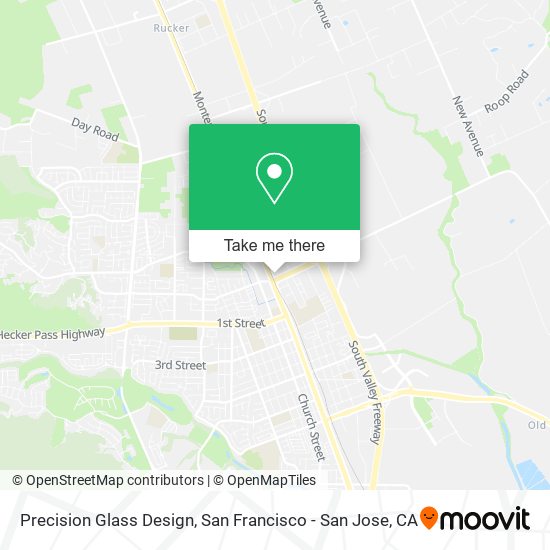 Mapa de Precision Glass Design