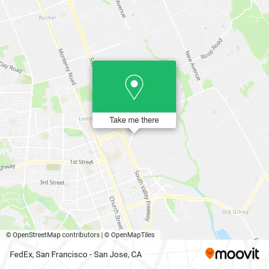 Mapa de FedEx