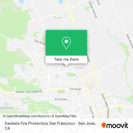 Mapa de Genesis Fire Protection