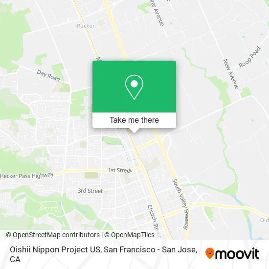 Mapa de Oishii Nippon Project US