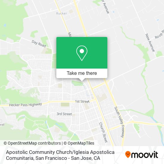 Mapa de Apostolic Community Church / Iglesia Apostolica Comunitaria