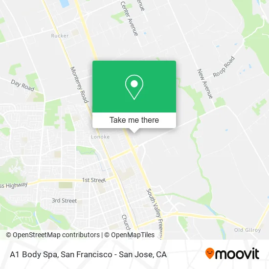 Mapa de A1 Body Spa