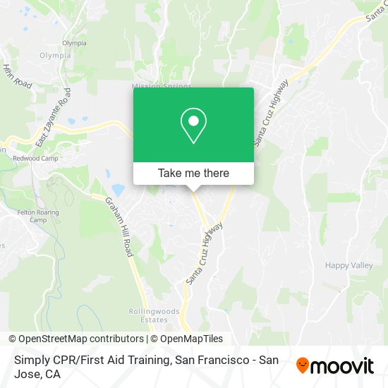 Mapa de Simply CPR/First Aid Training