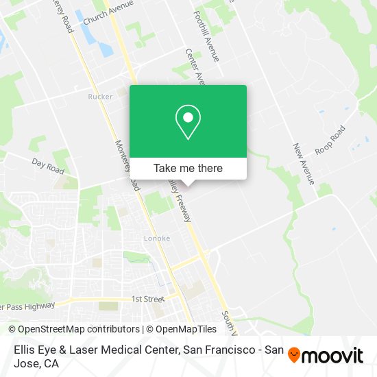 Mapa de Ellis Eye & Laser Medical Center