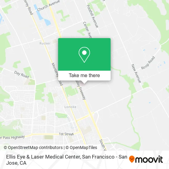 Mapa de Ellis Eye & Laser Medical Center