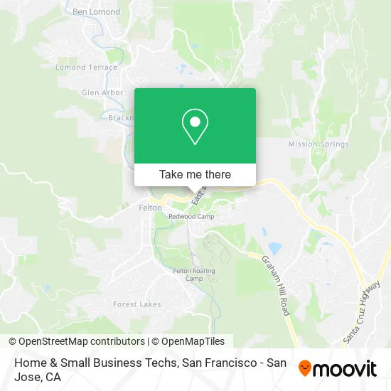 Home & Small Business Techs map